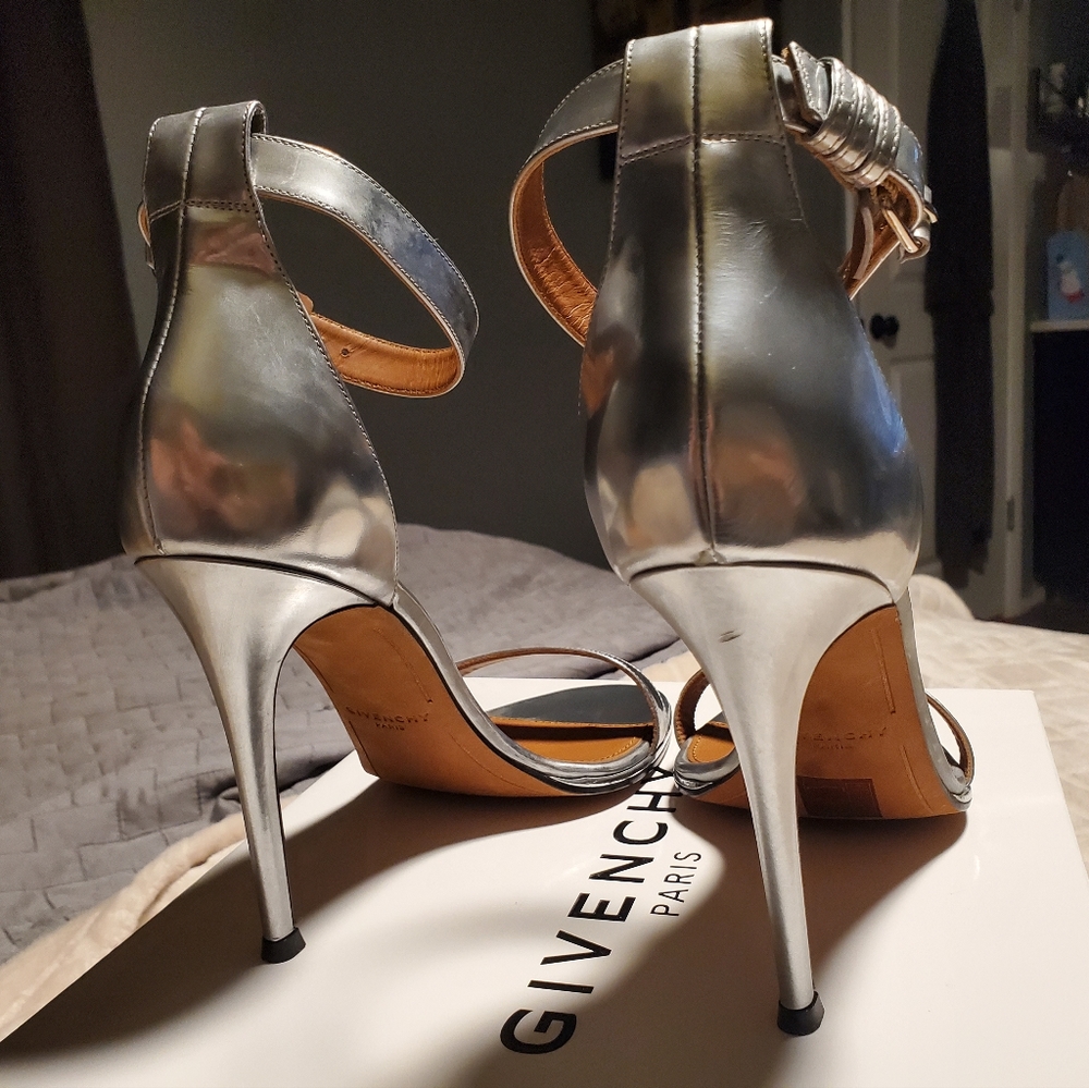 Givenchy Silver Stilettos - image 7